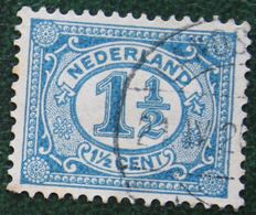 1 1/2 Ct Cijfer Vurtheim NVPH 53 (Mi 76) 1899-1913 Gestempeld / USED NEDERLAND / NIEDERLANDE - Used Stamps