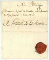 GUERRE DE LA SUCCESSION D’AUTRICHE - 1741 RENNES Pour L'armee De La Meuse Rare Destination - Army Postmarks (before 1900)