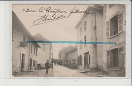 CPA - CORBELIN - Une Rue - Tabac - Corbelin