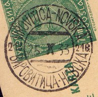 YUGOSLAVIA - JUGOSLAVIA - RAILWAY Postmark  VIROVITICA  NOVSKA  213 - Daruvar To Zagreb - 1933 - Lettres & Documents