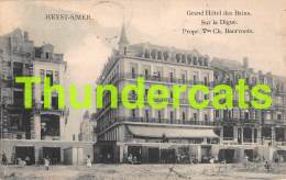Delcampe - CPA HEYST HEIST  SUR MER GRAND HOTEL DES BAINS SUR LA DIGUE - Heist