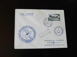 XX IEME ANNIVERSAIRE  SERVICE AERIEN REGULIER FRANCE - MADAGASCAR - CACHET PARIS AVIATION ETRANGER  - - 1927-1959 Lettres & Documents