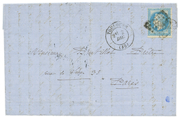 136 1868 FRANCE 20c(n°29) Obl. GC + TOULOUSE Sur Lettre Avec Texte Daté "NOSSI-BE" Pour PARIS. TB. - Andere & Zonder Classificatie