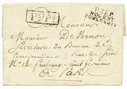 188 "NOGENT LE ROI" : 1814 P.27.P NOGENT ROULEBOIS Avec Texte Daté "COULOMBS". TTB. - Sonstige & Ohne Zuordnung