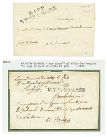 191 2 Lettres : An 11 P.49.P VITRY-S-MARNE Et 1800 49 VITRY-S-MARNE. TTB. - Sonstige & Ohne Zuordnung
