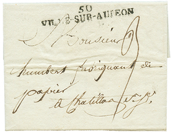 193 An 13 50 VILLE-SUR-AUJEON Sur Lettre Pour CHATILLON. Nom Révolutionnaire De CHATEAU VILLAIN. TTB. - Autres & Non Classés