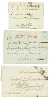 195 "BAR LE DUC" : 3 Lettres An 3 53 BAR-S-ORNAIN, 1812 53 BAR-S-ORNAIN Rouge, An 7 P.53.P BAR-S-ORNAIN. TTB. - Autres & Non Classés