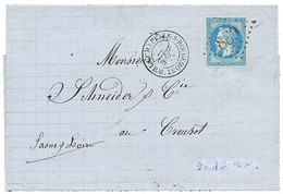 254 ALSACE - BOITE MOBILE : 1868 20c(n°29) Obl. GC 889 + LA CHAPELLE-S-ROUGEMONT B.M Sur Lettre. TB. - Other & Unclassified