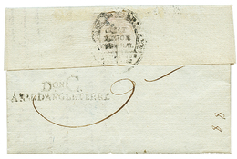 307 An 6 PORT-PAYE ARM. D'ANGLETERRE + ARMEE D'ANGLETERRE /ETAT MAJOR GENERAL Sur Lettre (nom Rayé) Avec Texte Daté "ROU - Armeestempel (vor 1900)