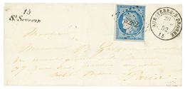 358 1852 25c CERES(n°4) Obl. PC 3282 + Cursive 15 ST SEVERIN + T.15 AUBETERRE-S-DRONNE Sur Lettre. TTB. - 1849-1850 Ceres