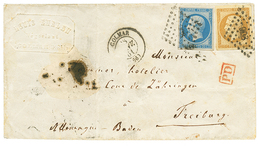 374 "Tarif à 30c Pour Le DUCHE De BADE" : 1861 10c(n°13) + 20c(n°14) TTB Margés Obl. PC Sur Lettre De COLMAR Pour FREIBU - 1853-1860 Napoleon III