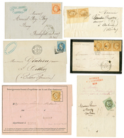 412 Emission EMPIRE - Superbe Lot De 17 Lettres Choisies. TTB. - 1863-1870 Napoléon III. Laure