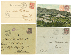 567 CRETE : Lot De 4 Lettres De CANDIE. A Voir. TB. - Autres & Non Classés