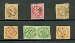 636 NOUVELLE CALEDONIE - COLONIES GENERALES : Lot 7 Timbres Dont Paire 5c AIGLE, 80c EMPIRE ...TB. - Autres & Non Classés