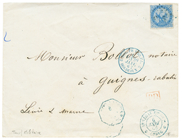 713 GOREE : 1867 20c AIGLE TB Margé Obl. GOR + SENEGAL ET DEP. GOREE Sur Enveloppe De MILITAIRE Pour La FRANCE. TB. - Sonstige & Ohne Zuordnung