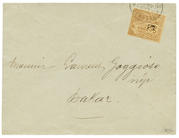 889 1888 Provisoire 5 S/ 30c(n°2) Obl. Sur Enveloppe Pour DAKAR. Timbre Trés Rare Sur Lettre. Cote Du Timbre Détaché = 3 - Autres & Non Classés