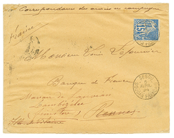 899 PRECURSEUR : 1894 CG 15c Obl. SEGOU SOUDAN FRANCAIS Sur DEVANT De Lettre Au Tarif Militaire Pour La FRANCE. Trés Rar - Andere & Zonder Classificatie