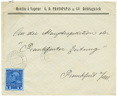 950 "DEDEAGATCH" : 1913 1P Canc. DEDEAGATSCH On Commercial Envelope To GERMANY. Scarce. Superb. - Eastern Austria