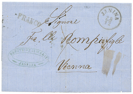 951 "JANINA" : 1861 JANINA + FRANCO On Entire Letter To VIENNA. Superb. - Eastern Austria