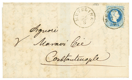 959 "METELINO" : 1883 10 Soldi Canc. METELINO On Entire Letter To CONSTANTINOPLE. Vf. - Levante-Marken