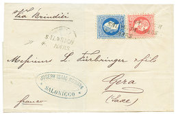 973 "SALONICH" : 5s + 10s Canc. SALONICH/4.MARS On Cover To GERA (GERMANY). Vf. - Oostenrijkse Levant