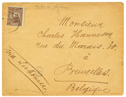 1003 BELGIAN CONGO : 1890 50c (perforation Variety) Canc. BOMA On Envelope To BRUXELLES. Vvf. - Andere & Zonder Classificatie