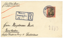 1055 "WEIHSIEN" : 1902 50pf Canc. WEIHSIEN On REGISTERED Envelope To GERMANY. Superb. - China (kantoren)