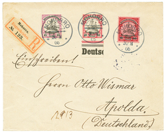 1067 "MOHORRO" : 1905 30h + 45h+ 80h Canc. MOHORRO On REGISTERED Cover To GERMANY. PAULIGK Certificate(2004). RARE. Supe - Deutsche Post In China