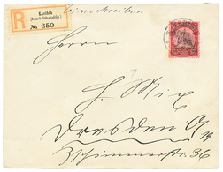 1079 1910 80pf Canc. KARIBIB On REGISTERED Envelope To GERMANY. Vf. - German South West Africa