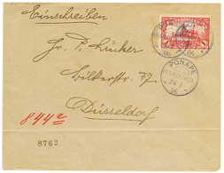 1097 1906 1 MARK Canc. PONAPE KAROLINEN On REGISTERED Envelope To GERMANY. Vvf. - Karolinen