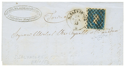 1159 SARDINIA : 1853 20cjust Touched At Base) Canc. ROMBI + S.SALVATORE On Entire Letter To TORINO. RARE (Sassone = 9500 - Unclassified