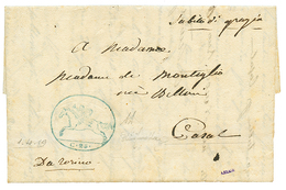 1167 SARDINIA - CAVALINI : 1819 25c(n°2) On Entire Letter From TORINO To CASAL. RARE. Superb. - Zonder Classificatie