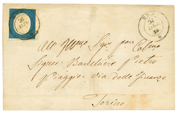 1172 SARDINIA : 1854 20c With 4 Margins Canc. BRA On Cover To TORINO. Vf. - Zonder Classificatie