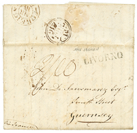 1179 1816 LIVORNO On Entire Letter From LEGHORN To GUERNESEY. Vvf. - Zonder Classificatie