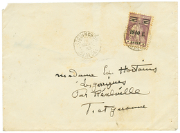 1204 PORTUGUESE GUINEA : 1933 1$40e On 2e Canc. By French Cachet ZIGUINCHOR SENEGAL On Commercial Envelope To FRANCE. Ve - Sonstige & Ohne Zuordnung