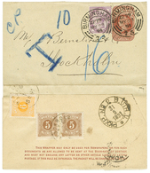 1232 1891 GREAT BRITAIN P./Stat 1p+ 1d Canc. BIRMINGHAM To STOCKHOLM Taxed On Arrival With SWEDISH POSTAGES DUES 5 Ore(x - Andere & Zonder Classificatie