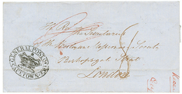 1242 1849 GENERAL POST OFFICE CAPETOWN + "8" Tax Marking On Entire From CAPETOWN To LONDON. Superb. - Other & Unclassified