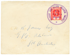 1277 GILBERT & ELLICE - KURIA : 1d Canc. P.O KURIA ISLAND On Envelope To ADELAIDE(AUSTRALIA). Scarce. Exceptional Qualit - Sonstige & Ohne Zuordnung