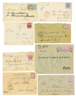 1293 GOLD COAST : 1895/1901 Lot 8 Covers (ABURT, VICTORIABORG, PRAMPRAM...). Vf. - Côte D'Or (...-1957)