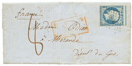 1312 MALTA - French Fleet To CRIMEA : 1854 FRANCE 20c Canc. PC 1896 (MARSEILLE) + "8" Tax Marking On Entire Letter Datel - Malte (...-1964)