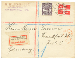 1324 "SAMOA - DAVIS POST" : 1898 5p + 1/2p Canc. APIA SAMOA On REGISTERED Envelope To GERMANY. Vvf. - Sonstige & Ohne Zuordnung