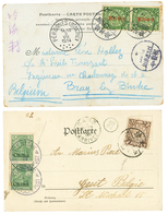 1361 CHINA - Lot 2 Interesting Card To BELGIUM. Vf. - Andere & Zonder Classificatie