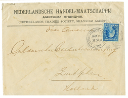 1364 CHINA - US Post Office: 1920 USA 5c Canc. US POST SERVICE SHANGHAI CHINA On Cover To HOLLAND. Vf. - Andere & Zonder Classificatie
