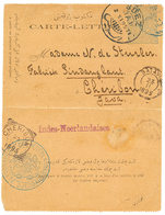 1413 SAUDI ARABIA - CONSULAR Mail : 1895 TURKEY P./Stat 1P Datelined "DJEDDAH" To CHERIBON (NETHERLAND INDIES). Verso, E - Saoedi-Arabië