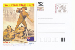 Delcampe - Tchéquie / Cartes Post. (Pre2014/31) La Grande Guerre: Australie: Norman Lindsay "La Trompette Appelle" - Briefe