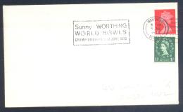 United Kingdom UK 1972 Cover: Sport Bowling; World Bowls Championships Sunny Worthing - Pétanque