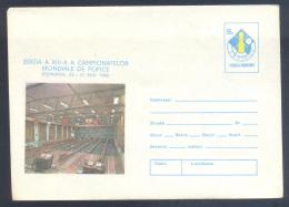 Romania 1980 Postal Stationery Cover: Sport Bowling Kegeln; World Championship Romania - Pétanque