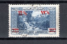 GRAND LIBAN  N° 163  OBLITERE COTE 1.00€   MAISON  PONT  SURCHARGE - Oblitérés