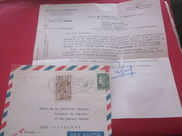 LA GUADELOUPE Flamme POINTE A PITRE-1974-Lettre Par Avion Avec Timbre De Collection Muller De France Ex-colonie - Brieven En Documenten