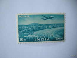 INDIA 1955. Five Years Plan - 10a. Marine Drive, Bombay; SG363 - 10a - Turquoise. SG 363. MH - Unused Stamps